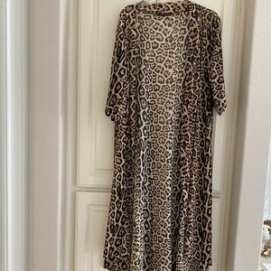 Crazy Train Leopard Duster